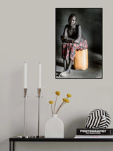 Young Mundari girl Poster och Canvastavla