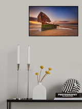 Baltray ship wreck Poster och Canvastavla