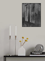 The mysterious lady through the window Poster och Canvastavla