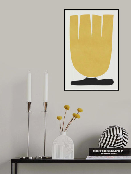 Yellow Tulip Flower Poster och Canvastavla