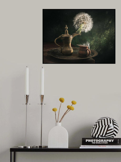 Moon coffee Poster och Canvastavla
