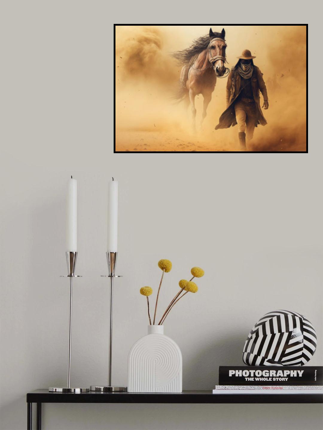 Desert Man Poster och Canvastavla