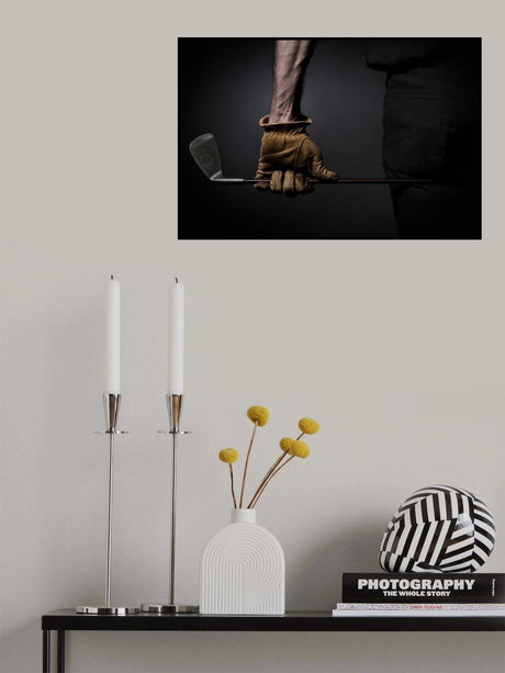 Yellow glove Poster och Canvastavla