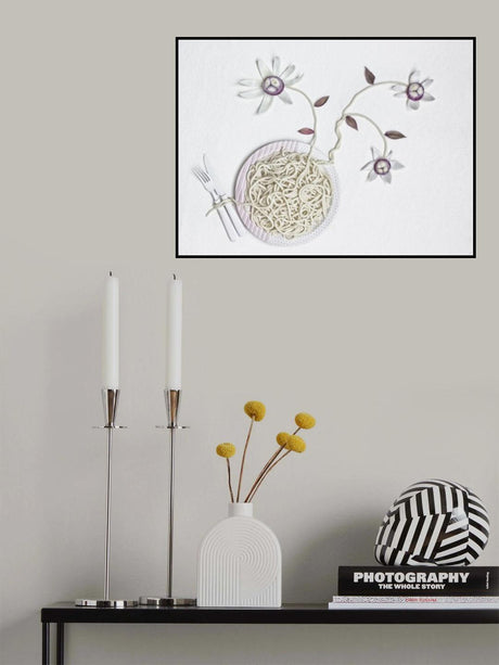 Bucatini with ...onion Poster och Canvastavla