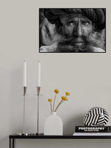Elderly Rabari man Poster och Canvastavla