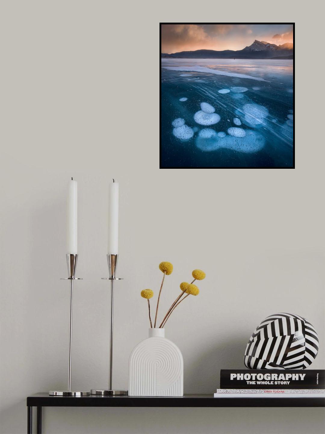 Bubbles in the lake Poster och Canvastavla