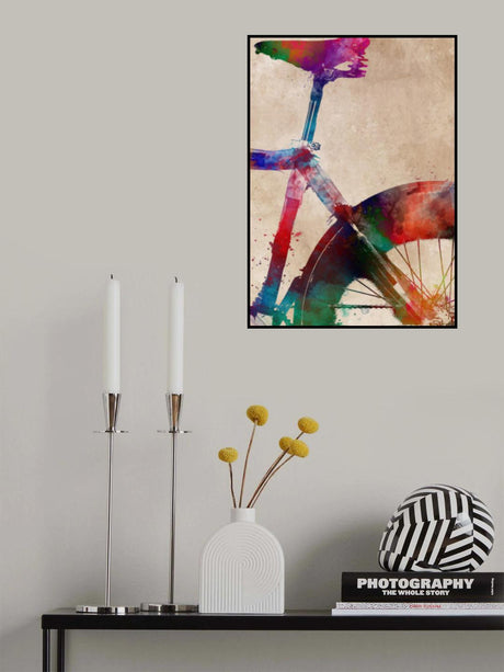 Cycling sport art 17 Poster och Canvastavla