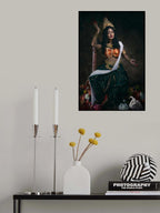 Aesthetic Saraswati Poster och Canvastavla