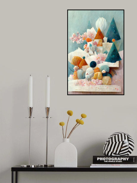 A Tiny Village Poster och Canvastavla