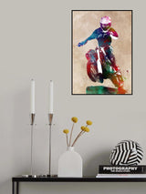 Motor Sport Art 8 Poster och Canvastavla