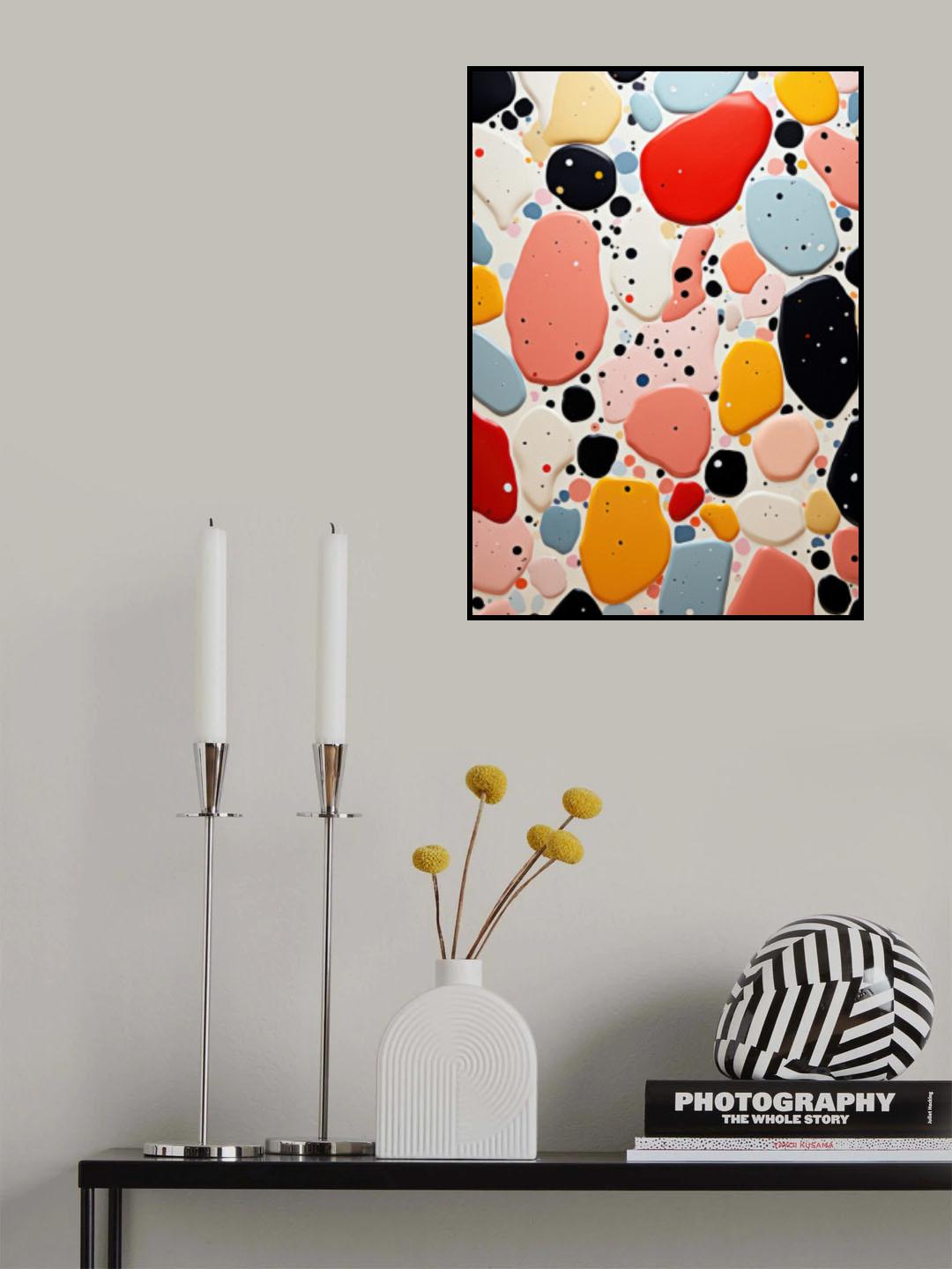 Terrazo pattern art 6 Poster och Canvastavla