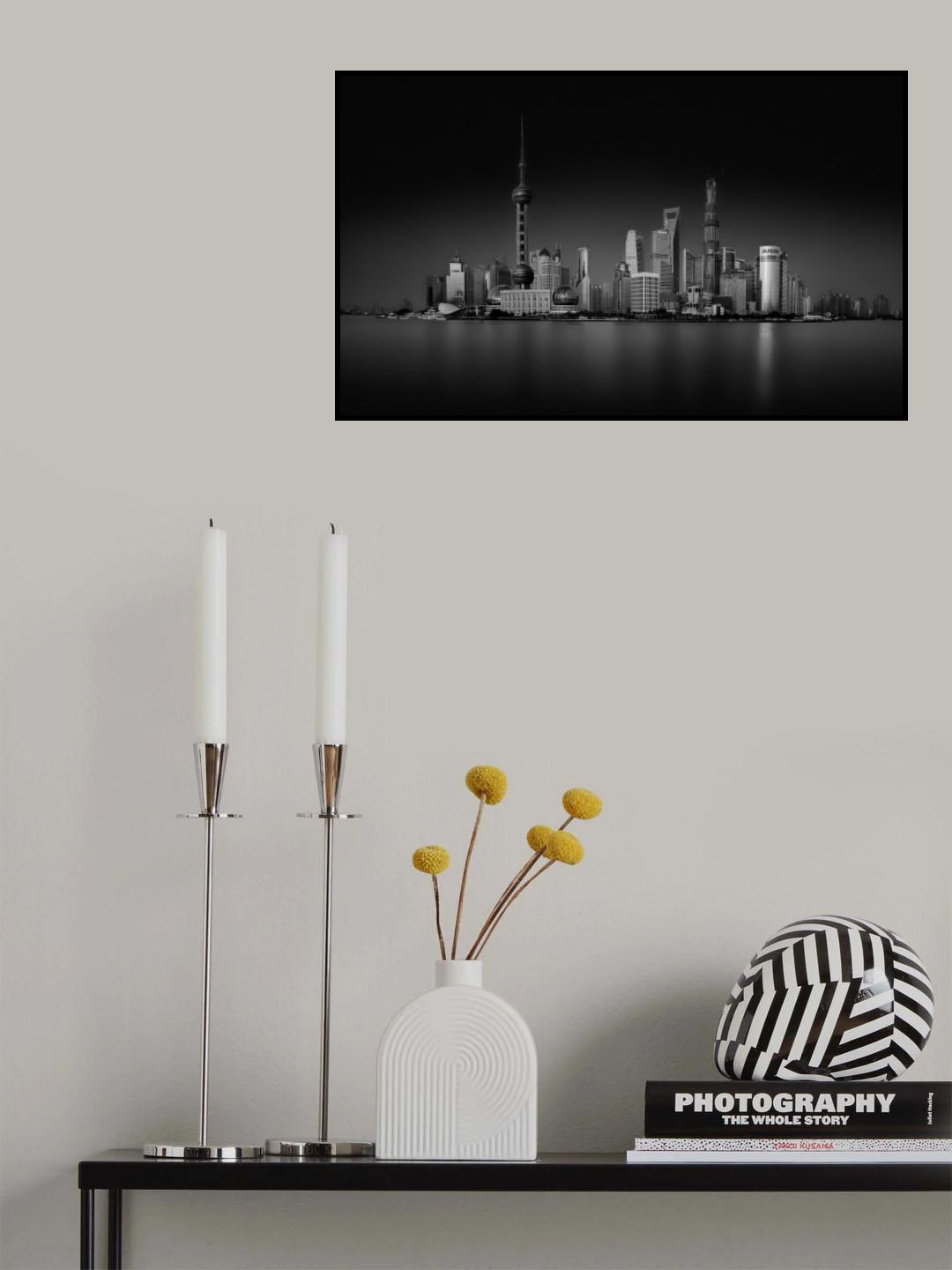 Dark Pudong Poster och Canvastavla