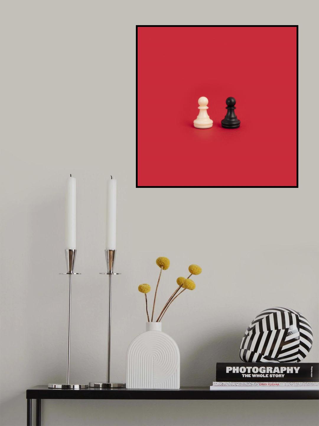Ajedrez3 Wide Poster och Canvastavla