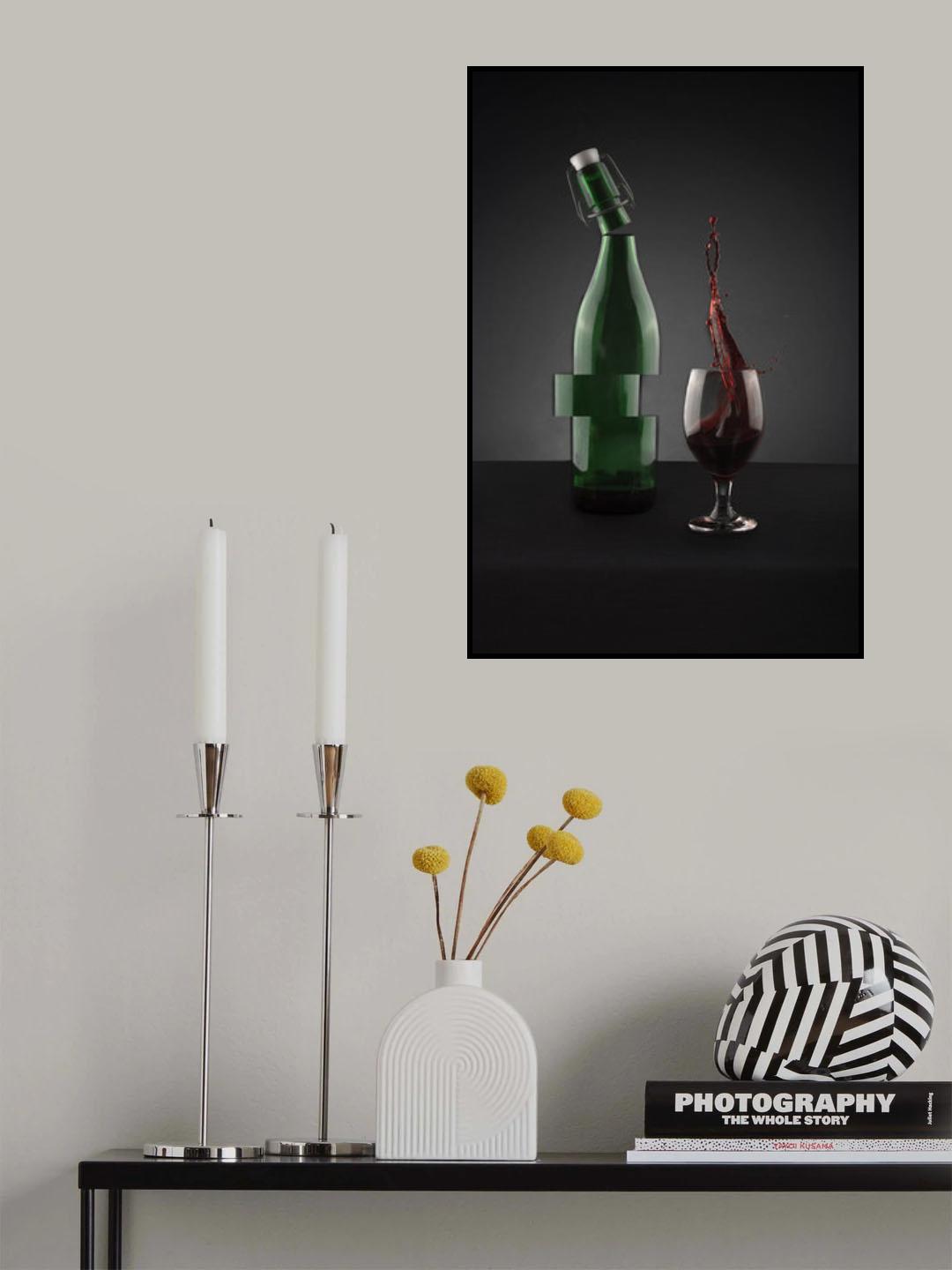 lighting &amp; splash Poster och Canvastavla