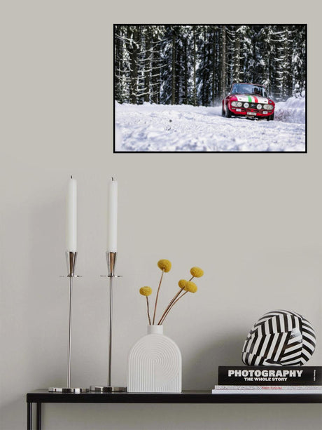 Lancia Fulvia Poster och Canvastavla