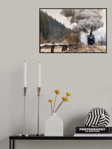 The steam train Poster och Canvastavla
