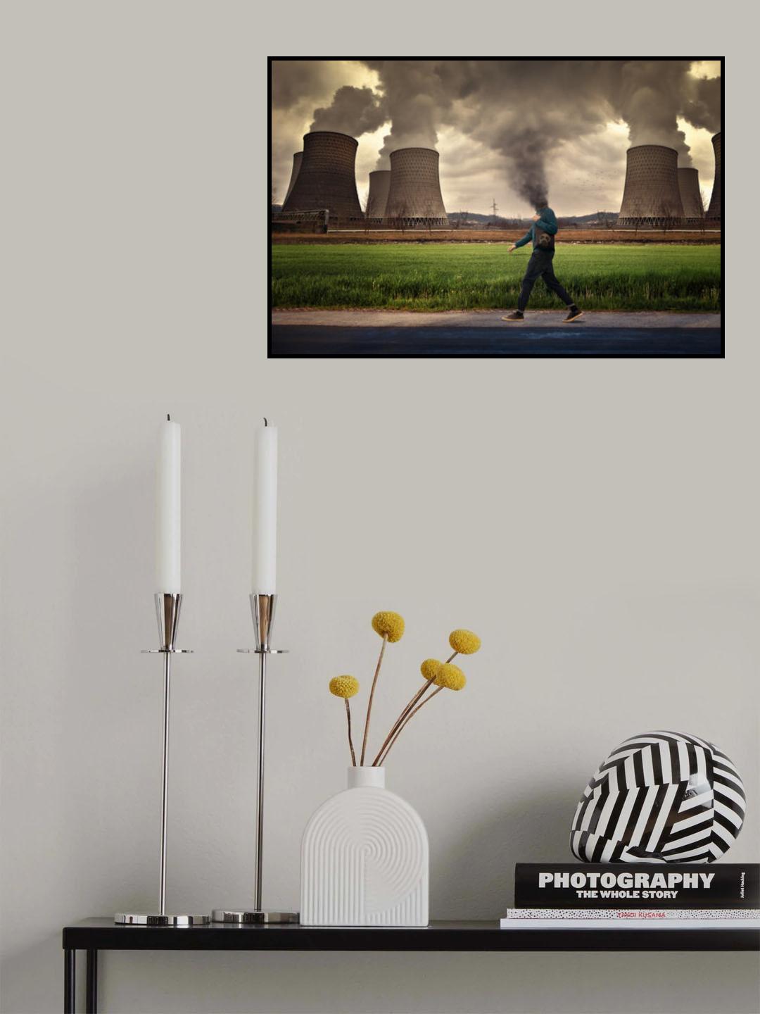 Polution Poster och Canvastavla