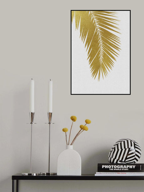 Palm Leaf Gold I Poster och Canvastavla