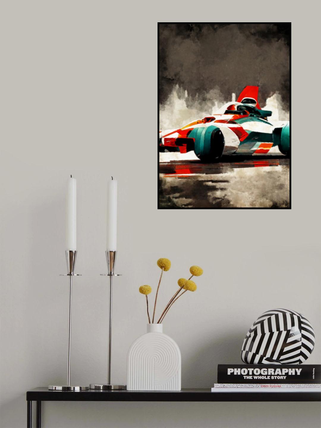 Formula 1 sport art Poster och Canvastavla