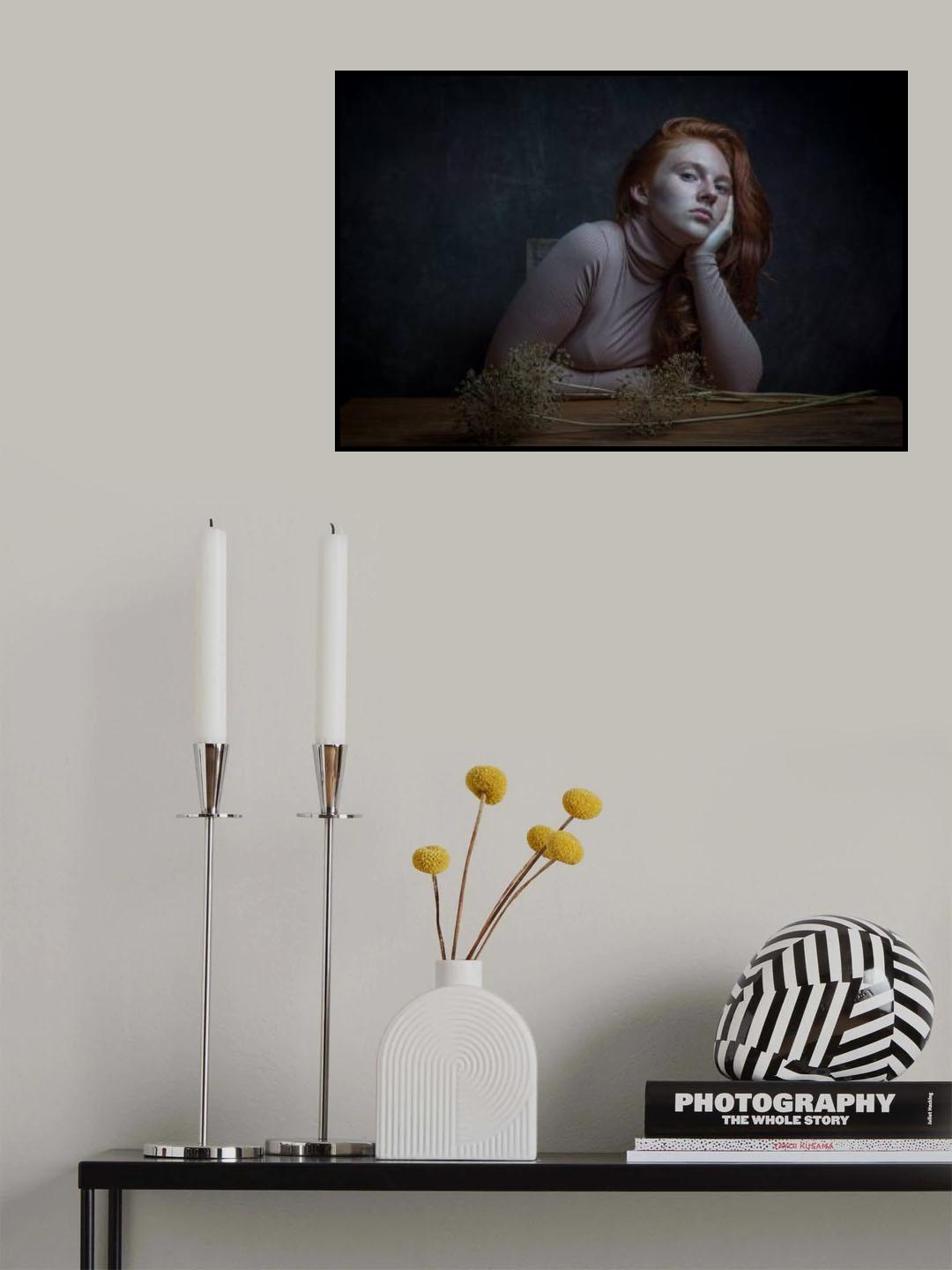 simply red Poster och Canvastavla