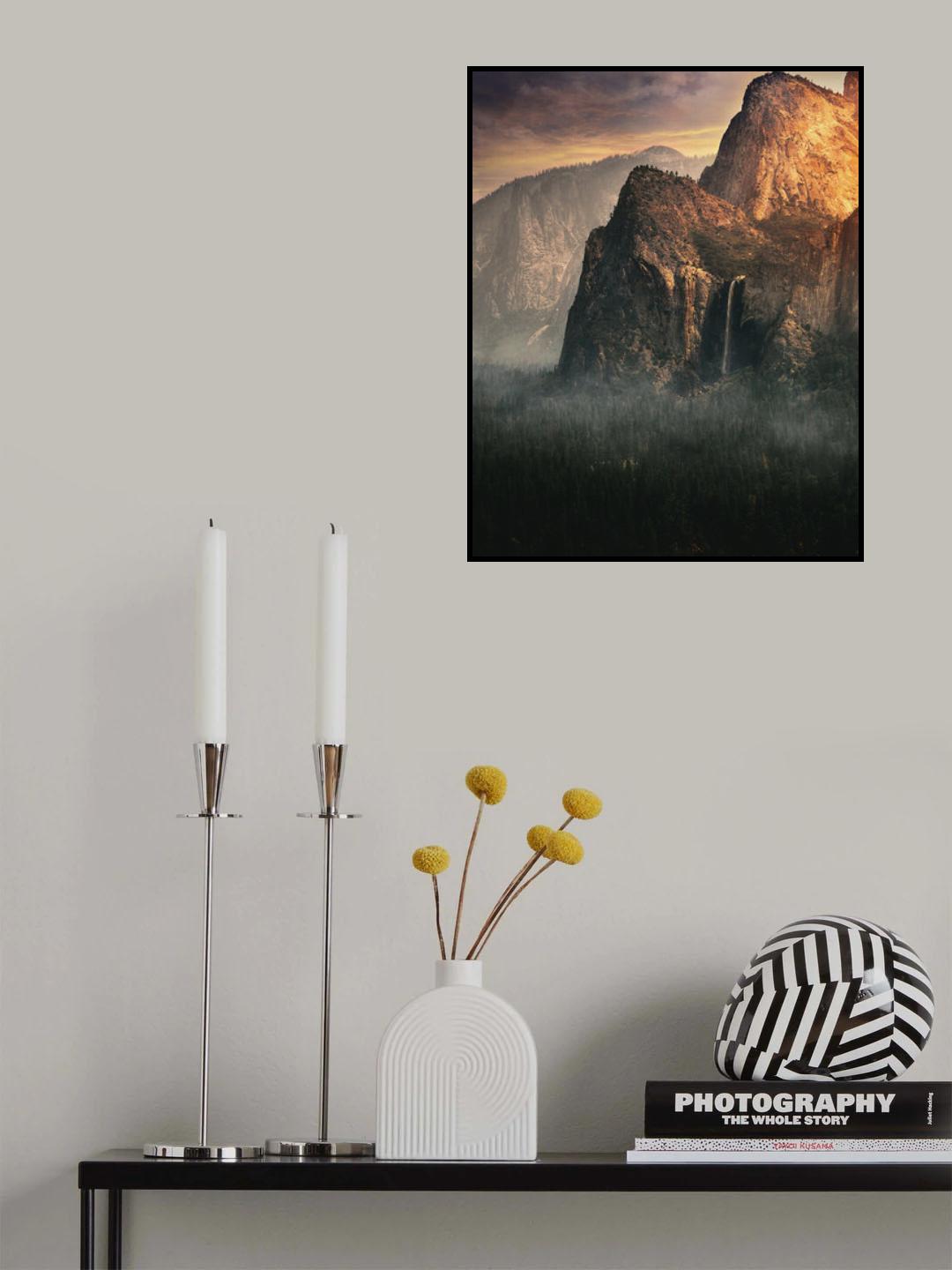 Bridalveil fall, Yosemite Poster och Canvastavla