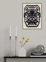Tiger Totem Portrait Poster och Canvastavla