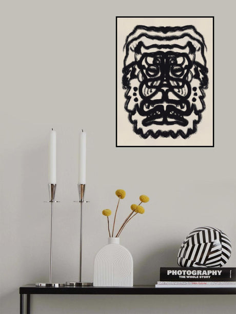 Tiger Totem Portrait Poster och Canvastavla