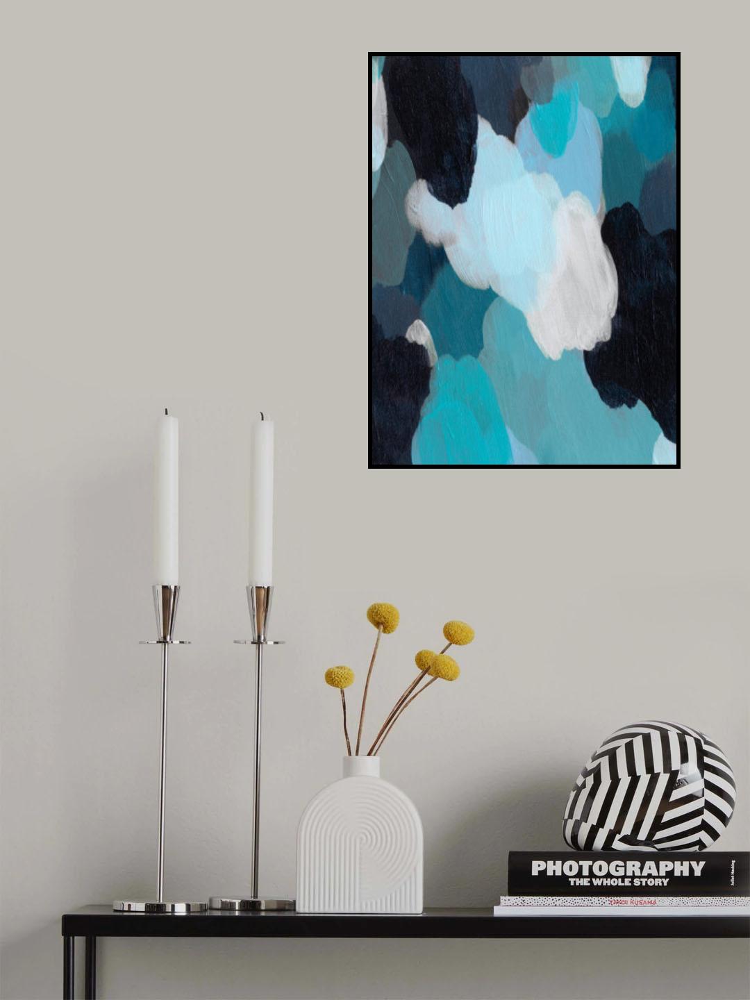 Abstract 63 Poster och Canvastavla