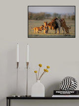 Dad and kids Poster och Canvastavla