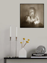 Я точка лестница (Jacob's Ladder or portrait painted with tea) Poster och Canvastavla