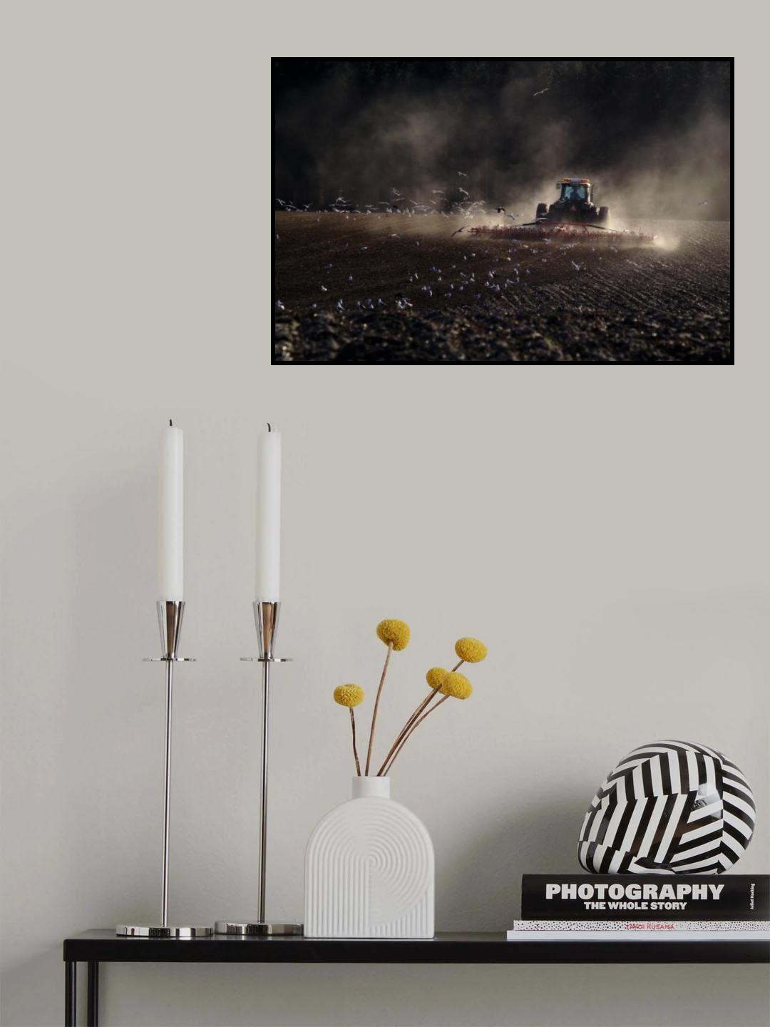 Farmer on the field Poster och Canvastavla