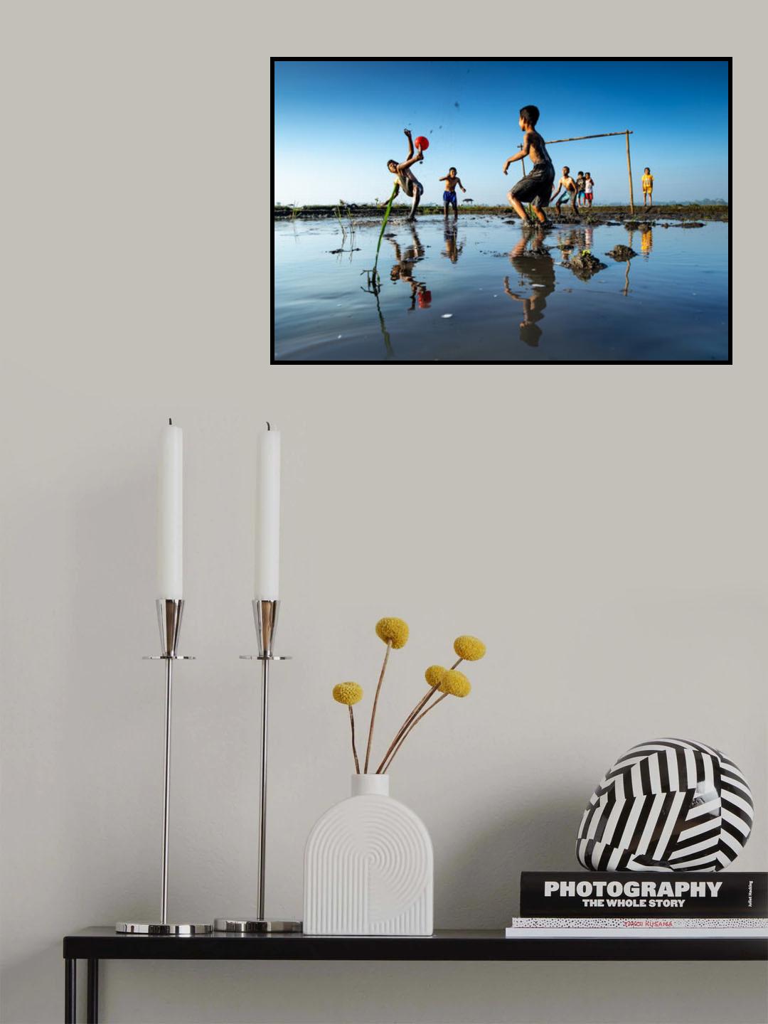Play Football Poster och Canvastavla