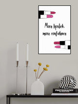 More Lipstick Poster och Canvastavla