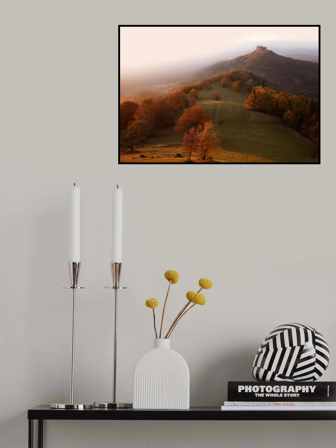 Autumn on the Swabian Alb Poster och Canvastavla