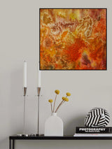 Leaves in Flames Poster och Canvastavla