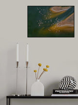 Fly over the green and yellow pattern Poster och Canvastavla