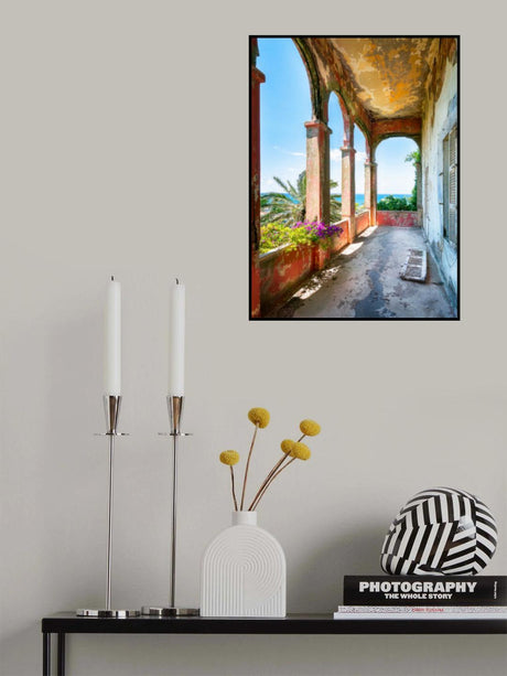 Tropical Balcony Poster och Canvastavla