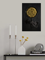 Yellow and green zucchini ratatouille flower Poster och Canvastavla