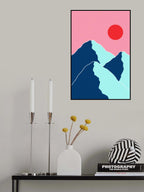 Minimal Mountain Tops #1 Poster och Canvastavla