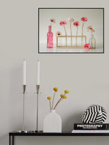 Poppies in Glass Poster och Canvastavla