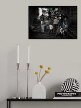A family from Ivory Coast. Poster och Canvastavla