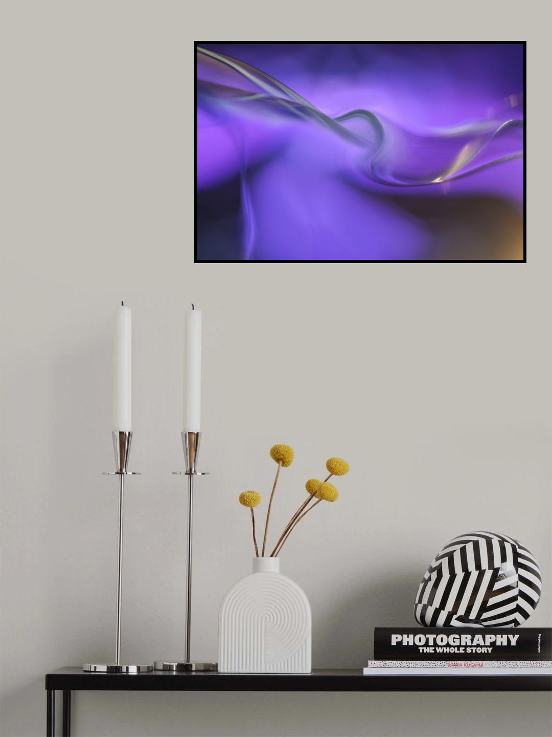 Shapes of purple Poster och Canvastavla