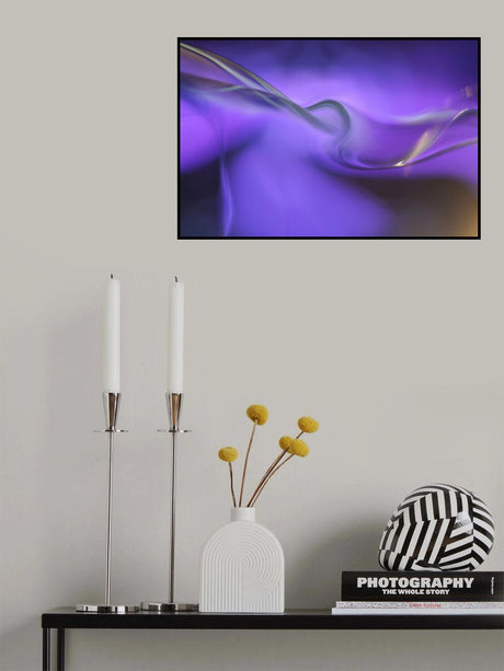 Shapes of purple Poster och Canvastavla