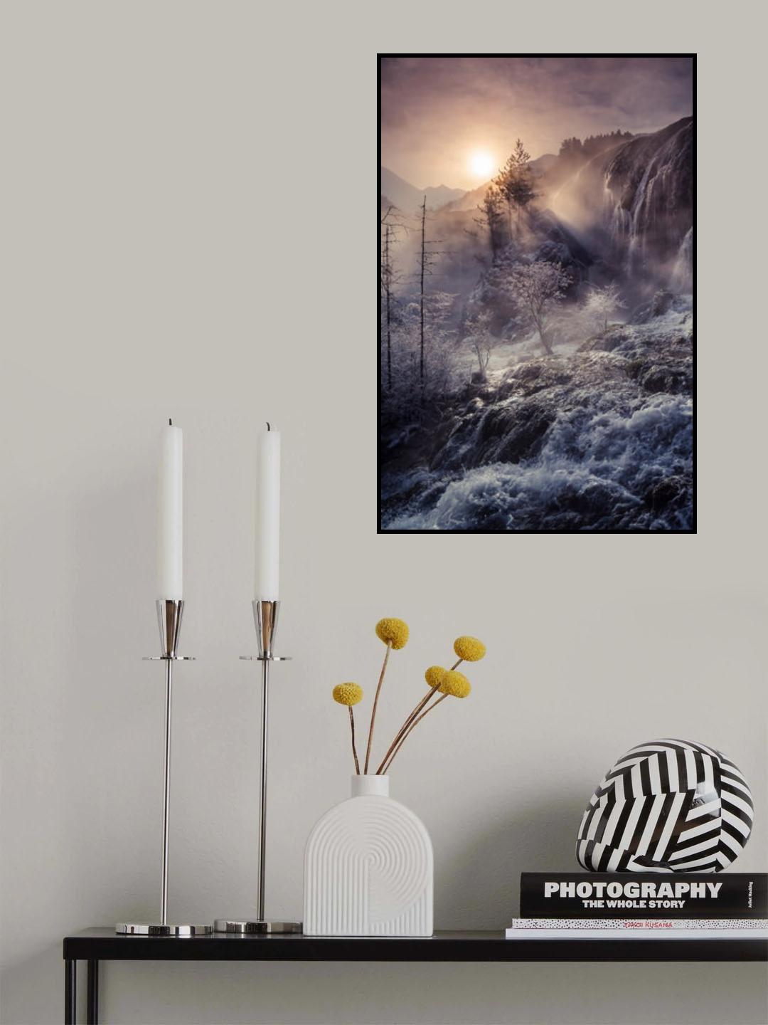 Jiuzhaigou China《天堂梦境》 Poster och Canvastavla