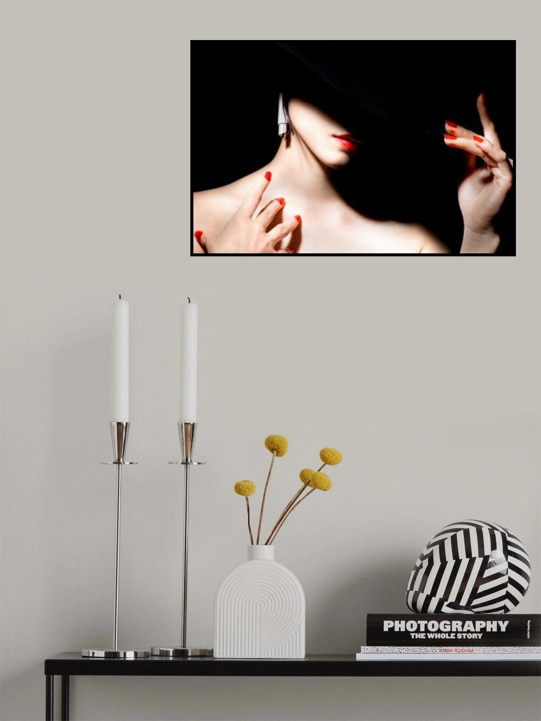red Poster och Canvastavla