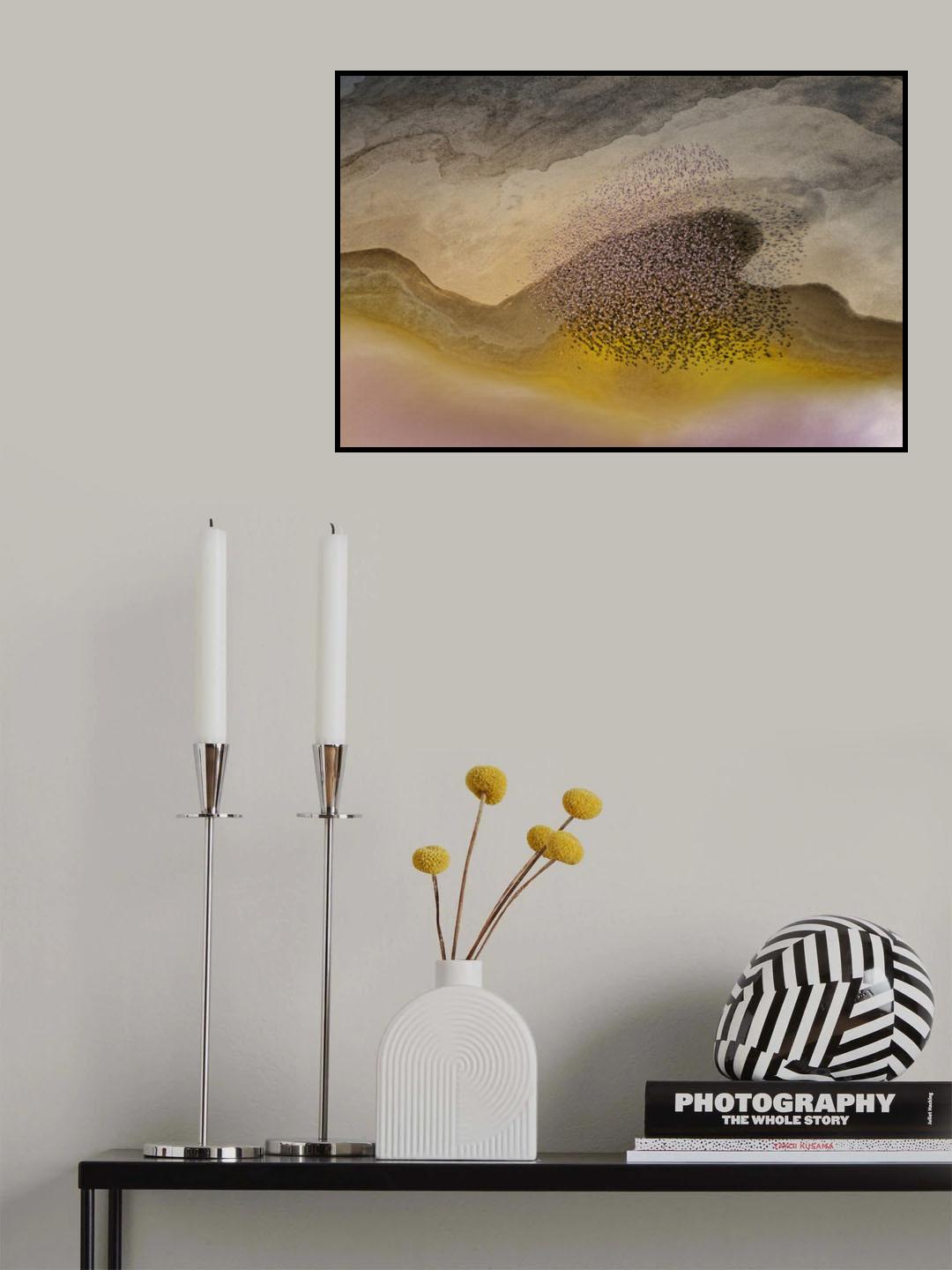 Crossing Natron Lake Poster och Canvastavla