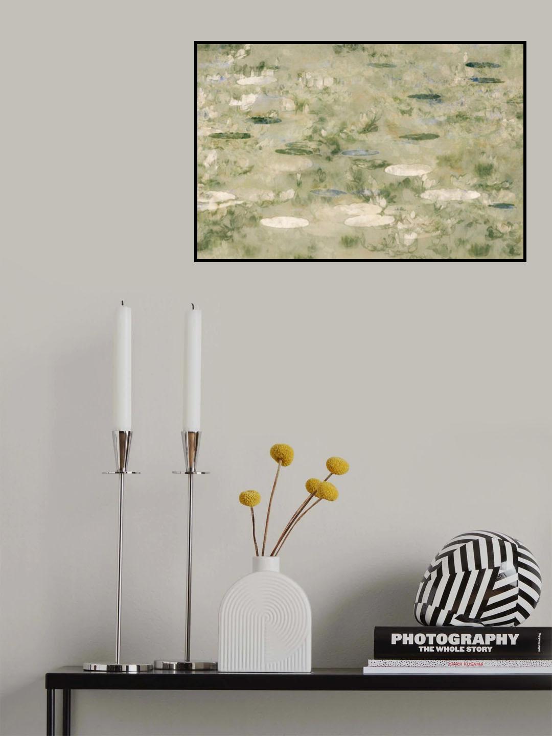 The park pond Poster och Canvastavla