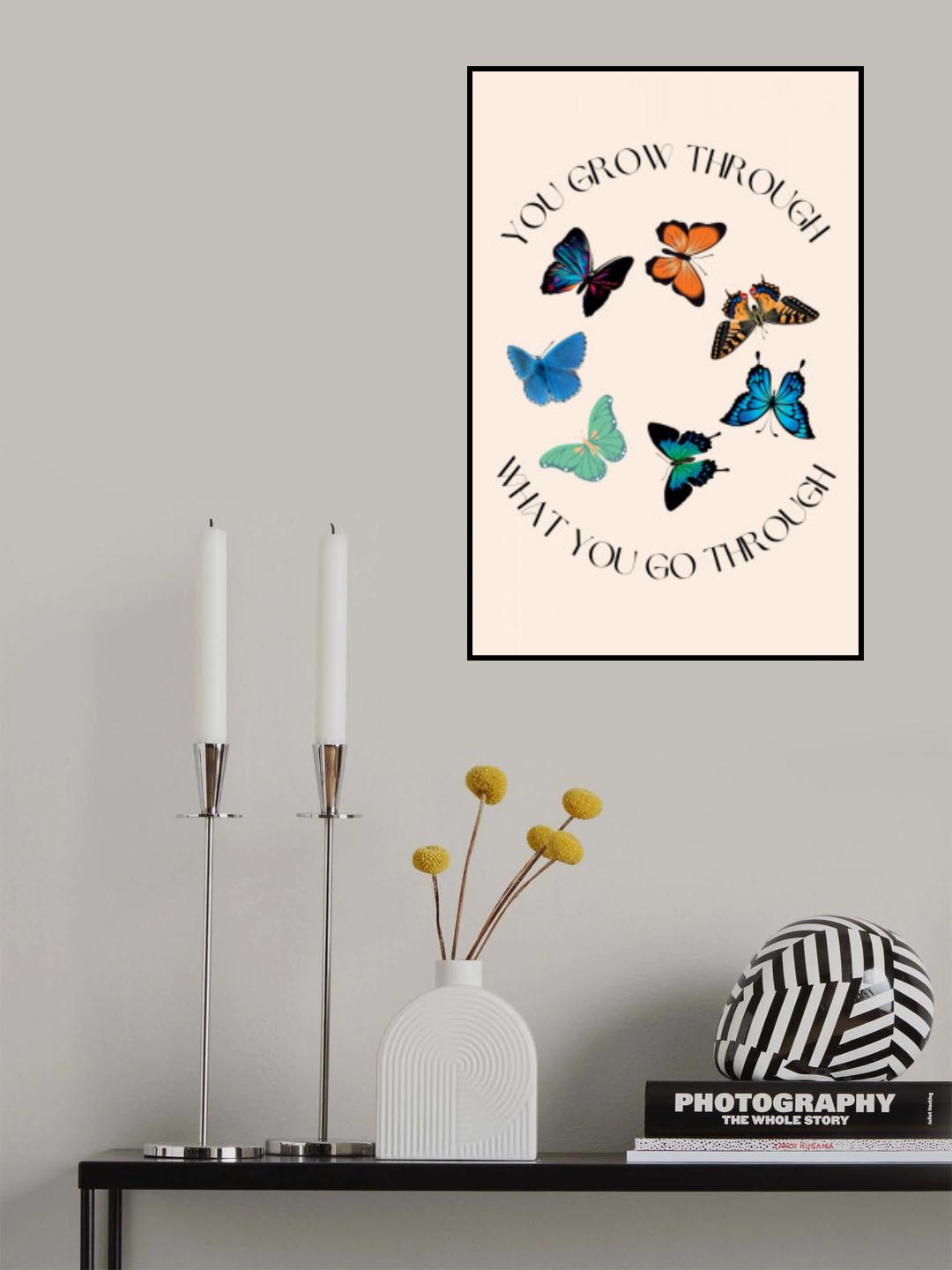 Butterfly Print Poster och Canvastavla