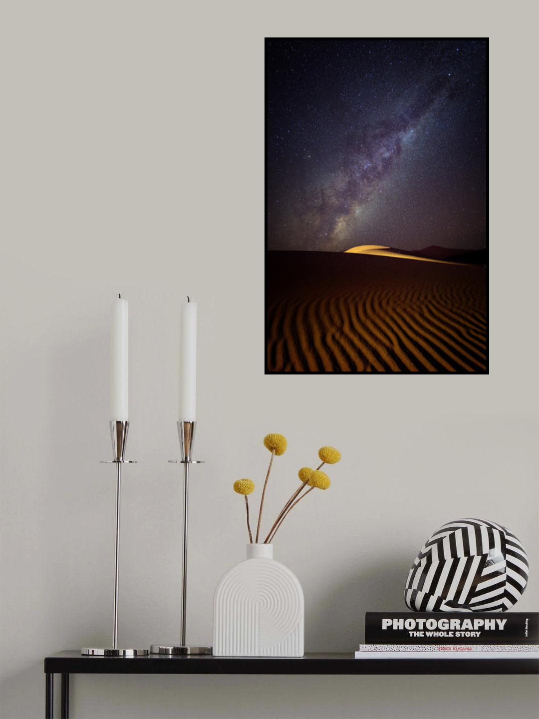 Milky Way over the Dunes of Sossusvlei, Namibia Poster och Canvastavla