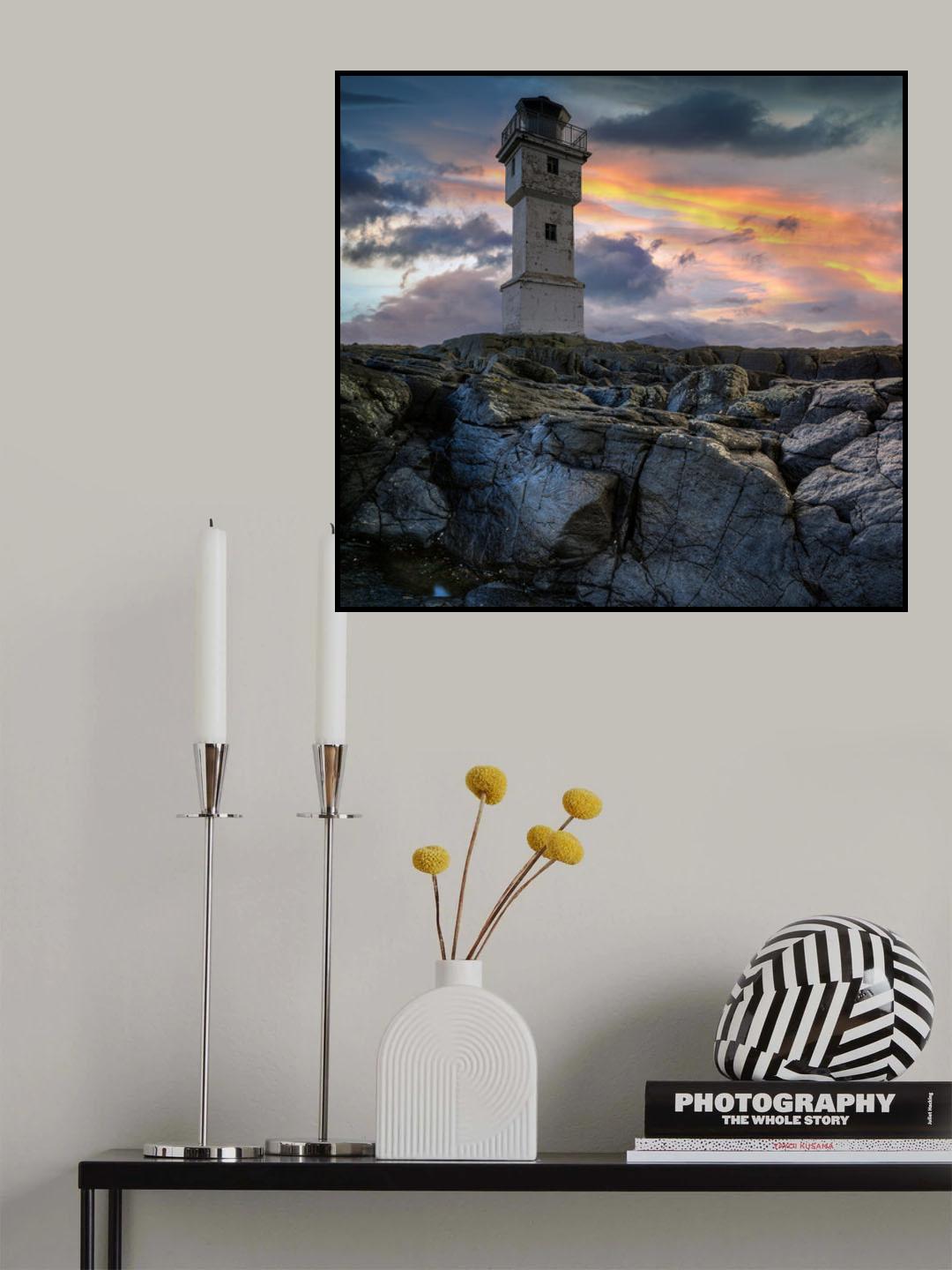 The lighthouse Poster och Canvastavla